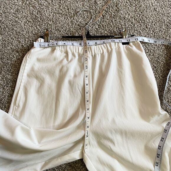 BEARE PARK elastic waist pant in ivory Size 8 - Picture 6 of 8